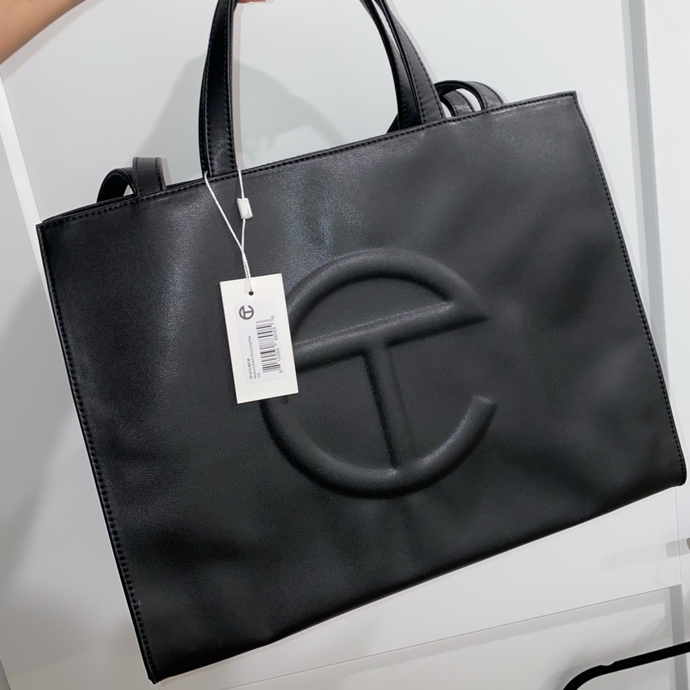 Telfar Black medium shopping bag